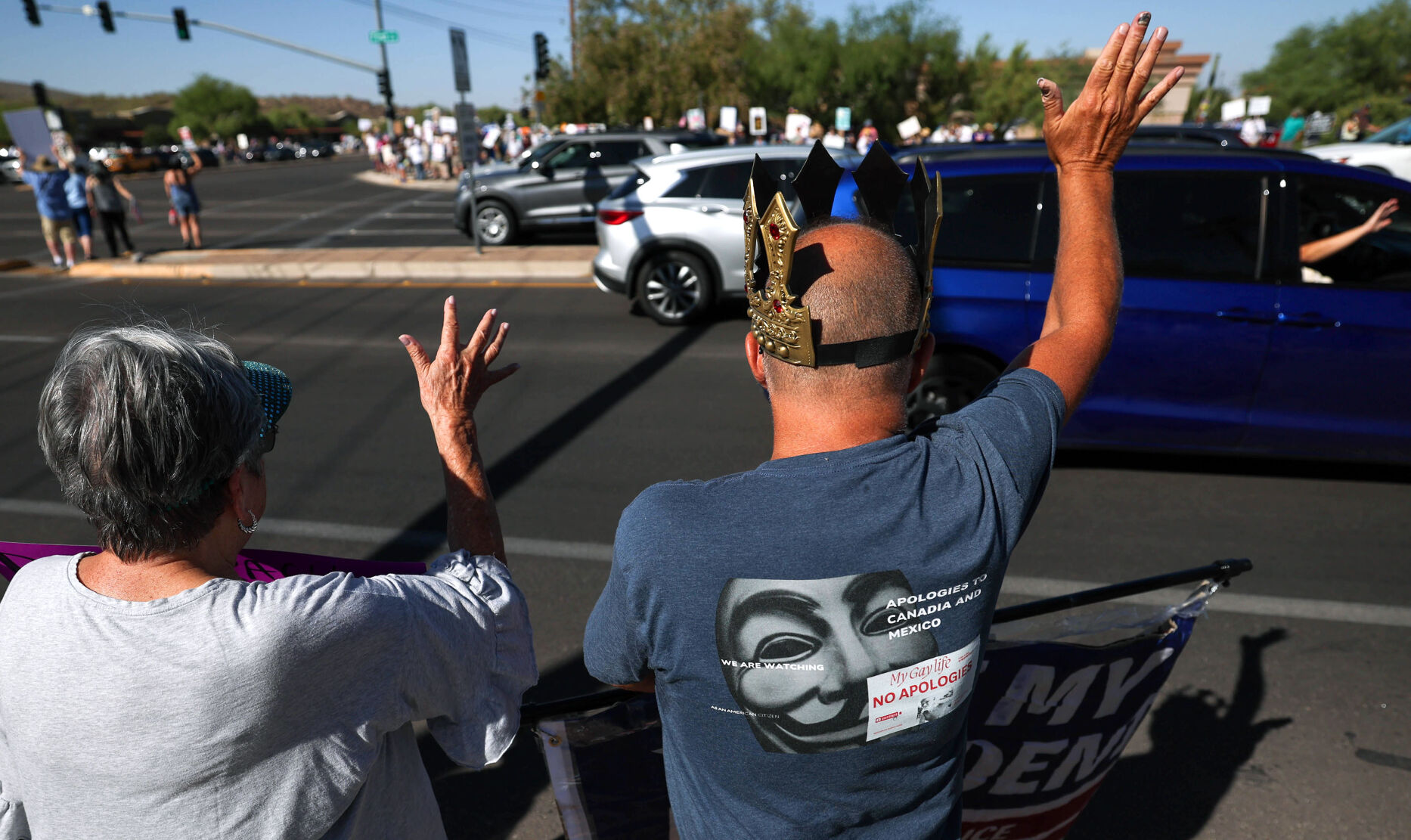 No Kings protest